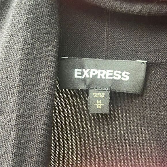Express Black Cardigan Sweater Versatile Knit - Picture 4 of 5
